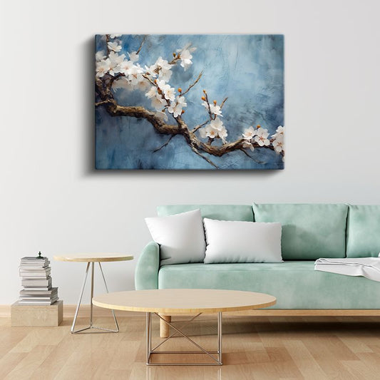 Mor Süsen - Asil Duruş Kanvas Tablo