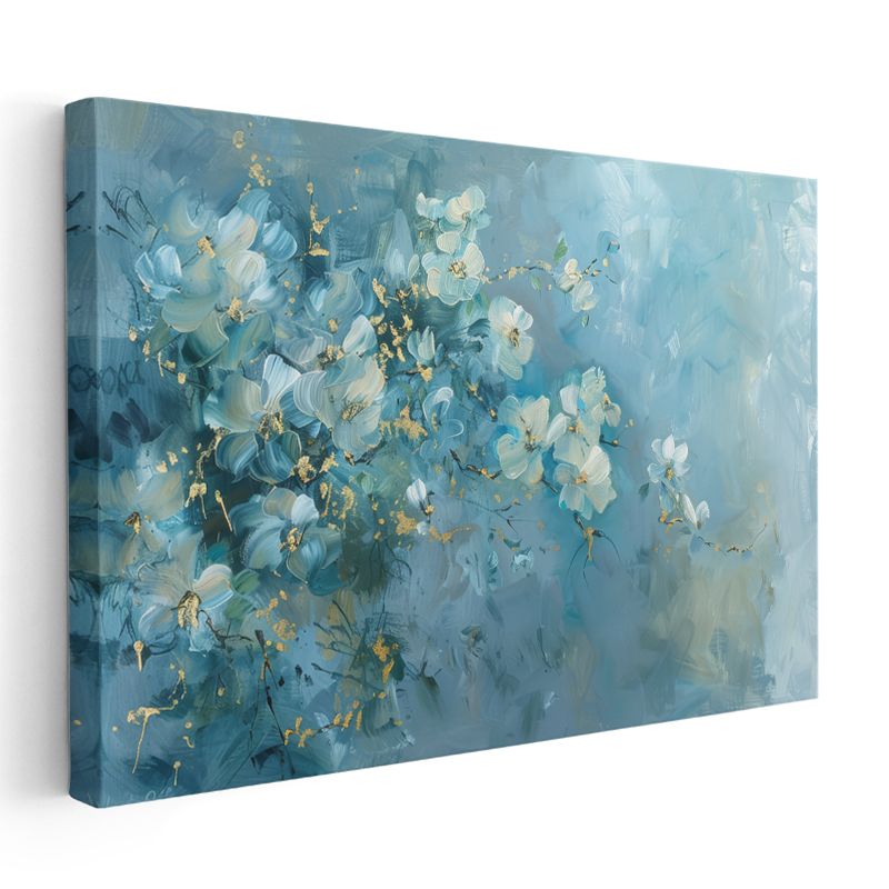 Kiraz Çiçekleri - Bahar Dalları Kanvas Tablo