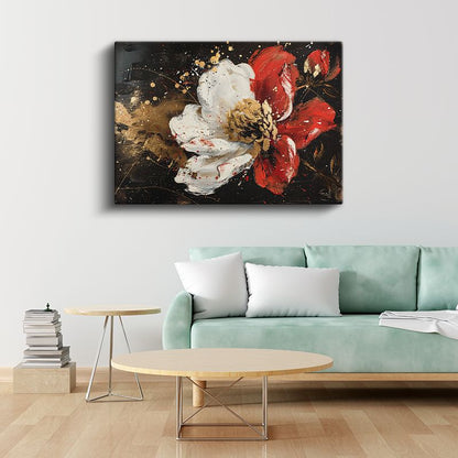 Mor Zambaklar - Sanatsal Dokunuş Kanvas Tablo