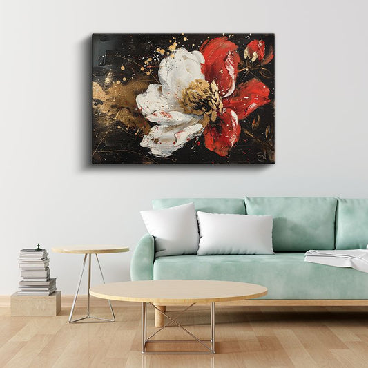 Mor Zambaklar - Sanatsal Dokunuş Kanvas Tablo