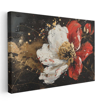 Mor Zambaklar - Sanatsal Dokunuş Kanvas Tablo