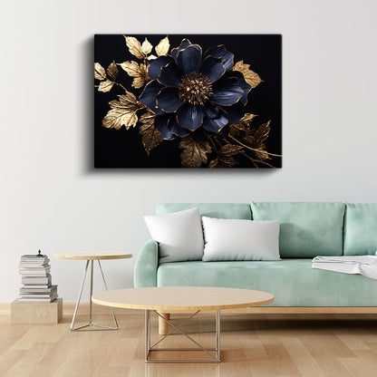 Pembe Manolyalar - Modern Çiçek Deseni Kanvas Tablo