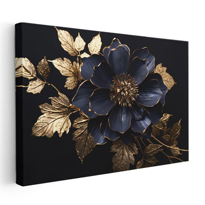 Pembe Manolyalar - Modern Çiçek Deseni Kanvas Tablo