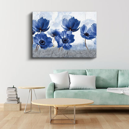 Bahar Dalları - Ay Işığında Çiçek Açan Ağaç Kanvas Tablo