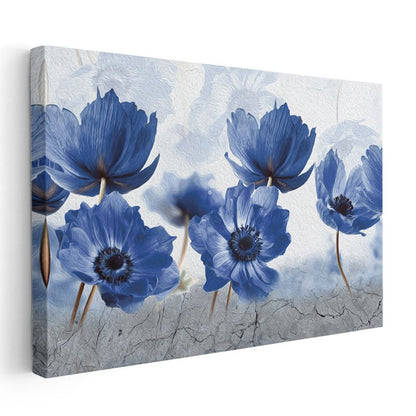 Bahar Dalları - Ay Işığında Çiçek Açan Ağaç Kanvas Tablo