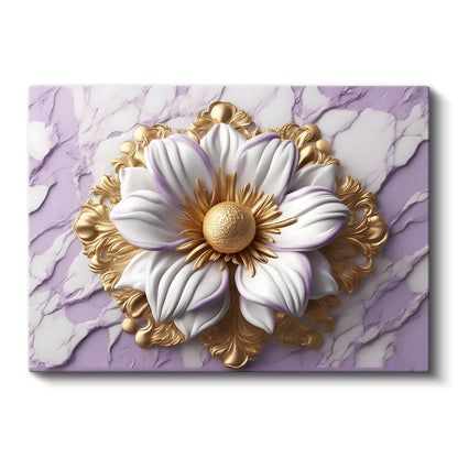 Altın Siyah Güller - Lüks Çiçek Kompozisyonu Kanvas Tablo