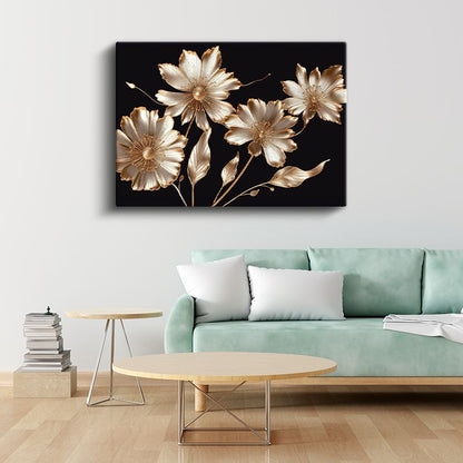 Kiraz Çiçekleri - Pastel Pembe Bahar Dalları Kanvas Tablo