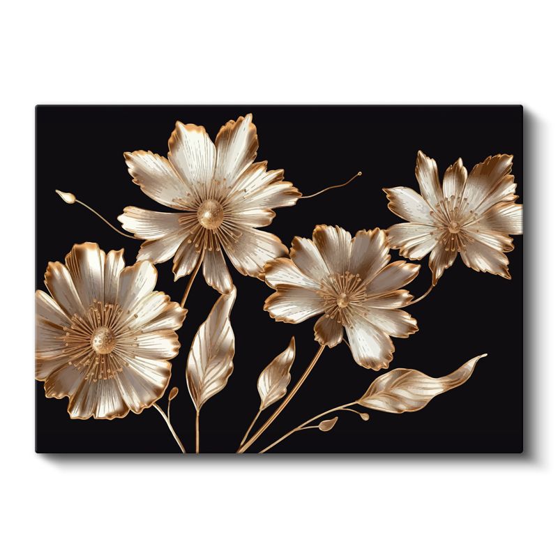 Kiraz Çiçekleri - Pastel Pembe Bahar Dalları Kanvas Tablo