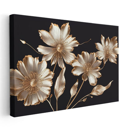 Kiraz Çiçekleri - Pastel Pembe Bahar Dalları Kanvas Tablo