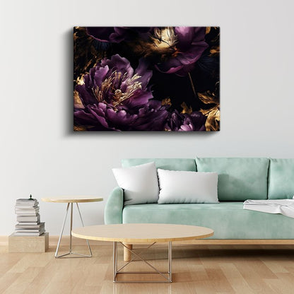 Klasik Güller - Antik Tarzda Çiçek Kompozisyonu Kanvas Tablo