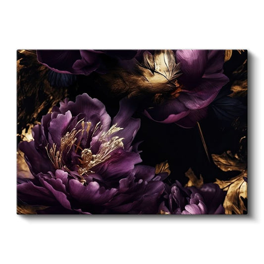 Klasik Güller - Antik Tarzda Çiçek Kompozisyonu Kanvas Tablo