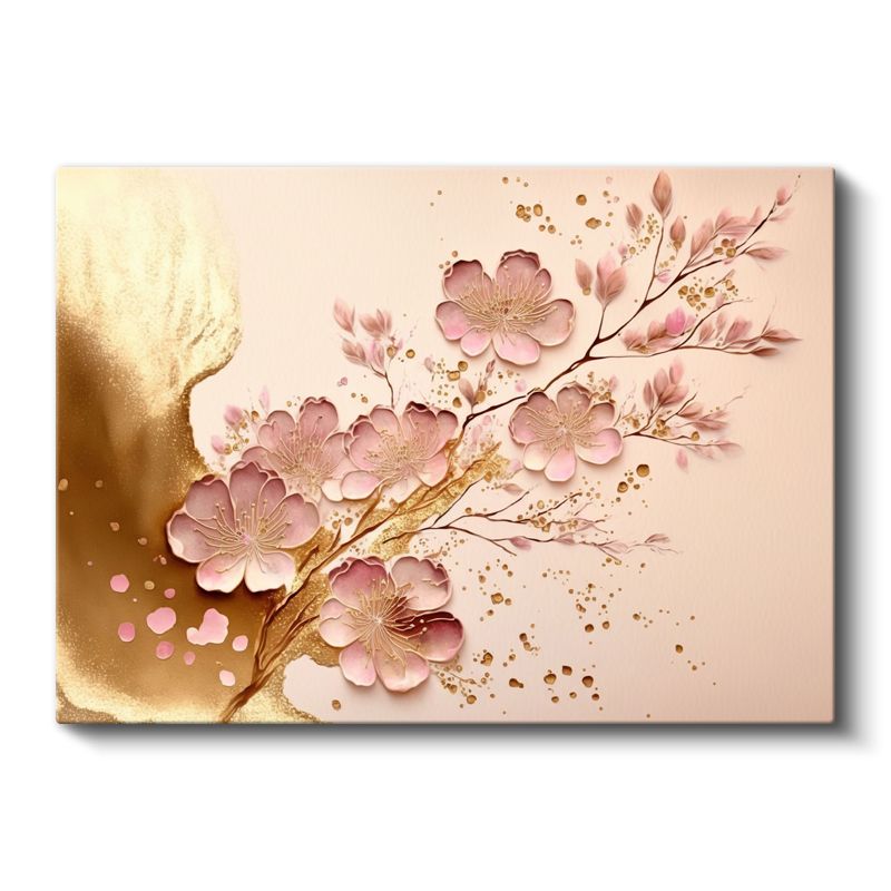 Kır Çiçekleri - Doğal Çayır Manzarası Kanvas Tablo