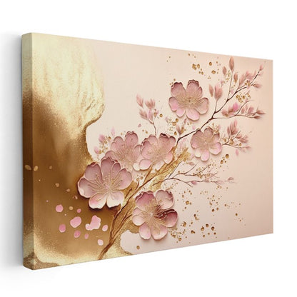 Kır Çiçekleri - Doğal Çayır Manzarası Kanvas Tablo