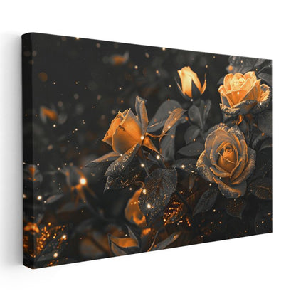 Bahar Manzarası - Renkli Çiçek Tarlası Kanvas Tablo