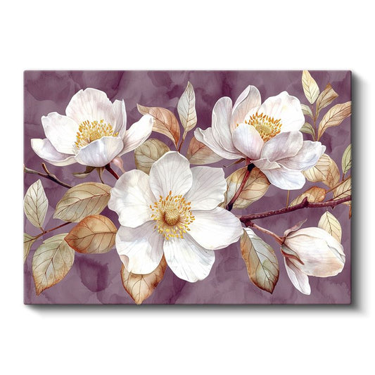 Turuncu Gelincikler - Mavi Fonda Canlı Çiçek Tarlası Kanvas Tablo