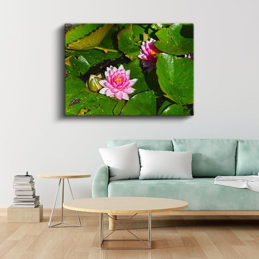 Turuncu Laleler - Canlı Renkli Çiçek Tarlası Kanvas Tablo