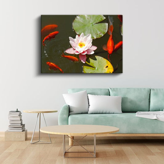 Pembe Gül - Doğal Güzelliğiyle Zarif Çiçek Kanvas Tablo