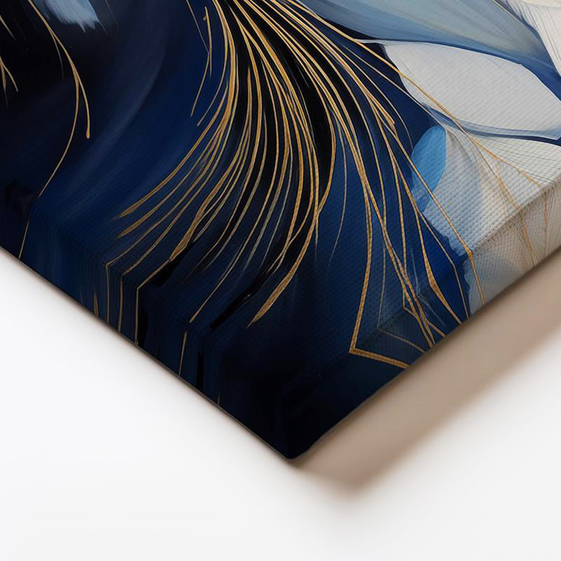 Yatay Kanvas Tablo Katmanlı Çiçek Yapısı Çiçek Tablosu Ev Ofis Duvar Dekoru