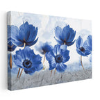 Yatay Kanvas Tablo Sade Çiçek Dizilimi Çiçek Tablosu Ev Ofis Duvar Dekoru