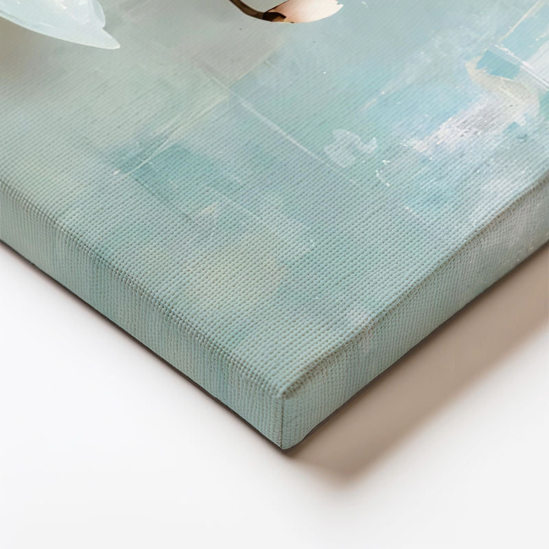 Yatay Kanvas Tablo Dalında Estetik Manolya Çiçekleri Çiçek Tablosu Ev Ofis Duvar Dekoru