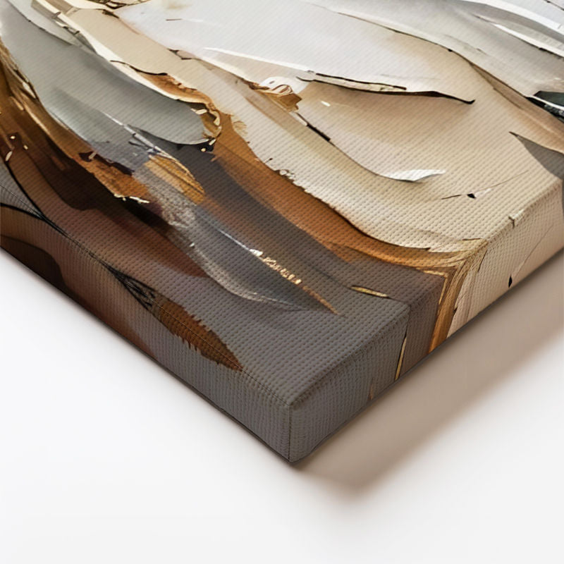 Yatay Kanvas Tablo Geniş Yapraklı Modern Çiçek Çiçek Tablosu Ev Ofis Duvar Dekoru