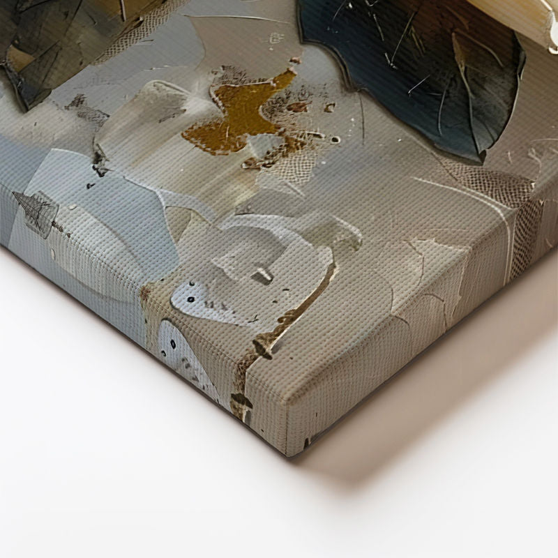 Yatay Kanvas Tablo Kabartma Görünümlü Üçlü Çiçek Çiçek Tablosu Ev Ofis Duvar Dekoru