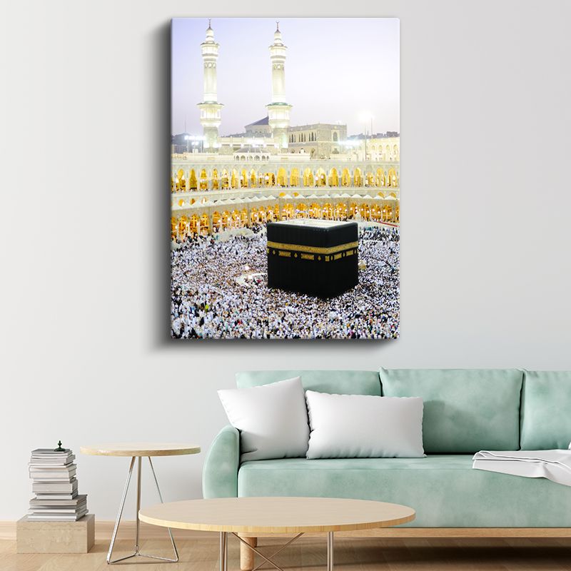 Kabe-i Şerif - İslam'ın Kutsal Mabedi Kanvas Tablo