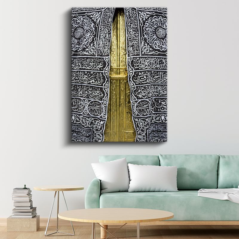 Kabe Örtüsü - Kutsal Kisvenin Zarafeti Kanvas Tablo