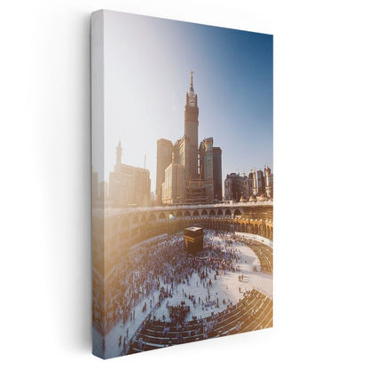 Kabe ve Mescid-i Haram - İslam'ın Kutsal Merkezi Kanvas Tablo