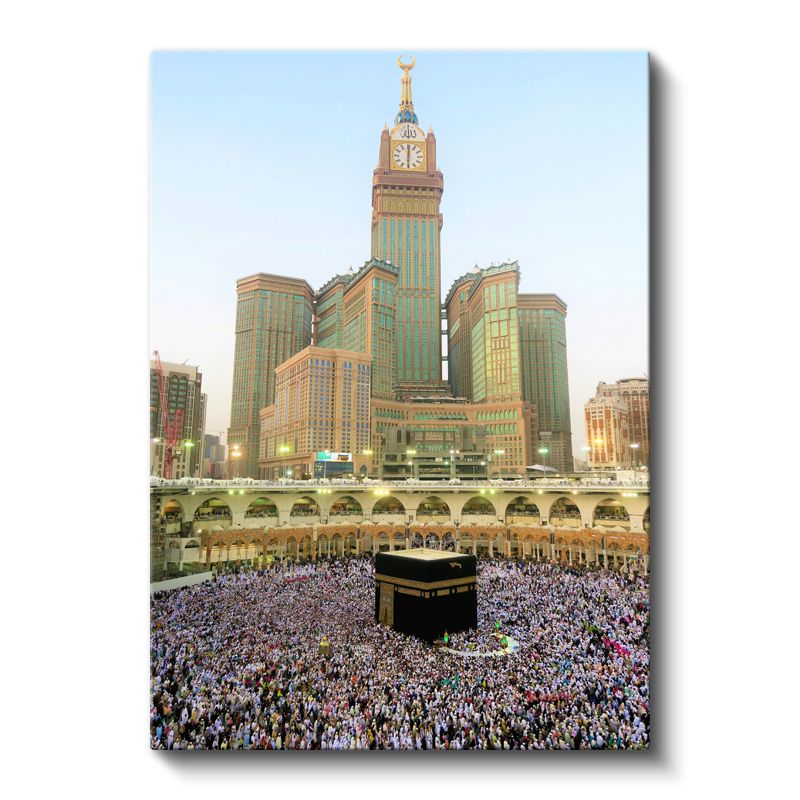 Kabe ve Tavaf - Hac İbadetinin Kutsallığı Kanvas Tablo