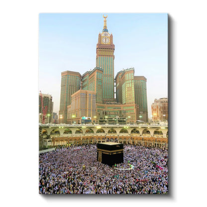 Kabe ve Tavaf - Hac İbadetinin Kutsallığı Kanvas Tablo