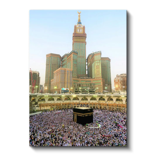 Kabe ve Tavaf - Hac İbadetinin Kutsallığı Kanvas Tablo