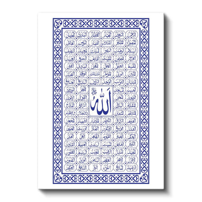 Esma-ül Hüsna - Allah'ın 99 İsmi Kanvas Tablo
