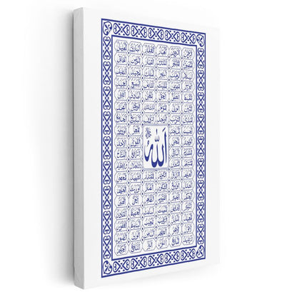 Esma-ül Hüsna - Allah'ın 99 İsmi Kanvas Tablo