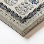 Dikey Kanvas Tablo Üç Sure İhlas Felak Nas Bir Arada Dini İslami Tablo Ev Ofis Duvar Dekoru