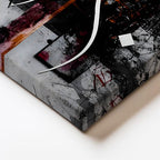 Dikey Kanvas Tablo Besmele Yazısı Modern Grafik Tasarım Dini İslami Tablo Ev Ofis Duvar Dekoru