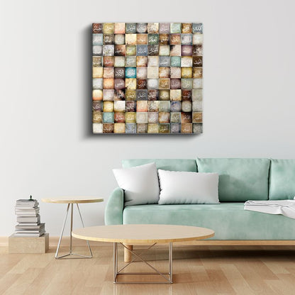 Esma-ül Hüsna - Allah'ın 99 Kutsal İsmi Kanvas Tablo