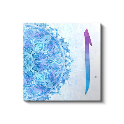 Elif Harfi Mandala - Tevhid ve Birlik Sembolü Kanvas Tablo