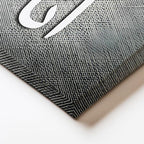 Yatay Panoramik Kanvas Tablo Gümüş Efektli Modern Hat Yazısı Dini İslami Tablo Ev Ofis Duvar Dekoru