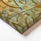 Yatay Panoramik Kanvas Tablo Ayet İstifi Ve Hat Sanatı Kombini Dini İslami Tablo Ev Ofis Dekoru