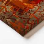 Yatay Kanvas Tablo Modern Soyut Hat Yazısı Dini İslami Tablo Ev Ofis Duvar Dekoru