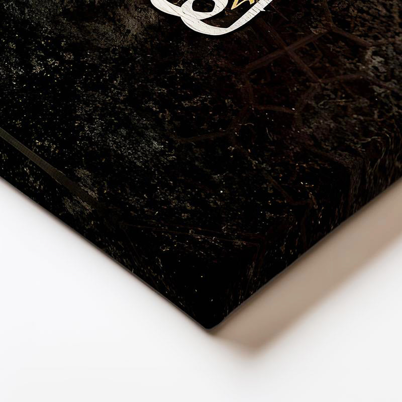 Yatay Kanvas Tablo İstif Hat Sanatı Dini İslami Tablo Ev Ofis Duvar Dekoru