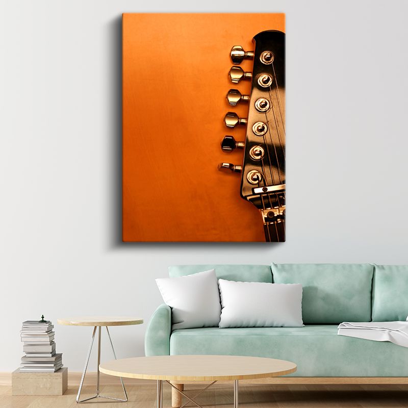 Gitar Sapı - Müzikal Detay Çekimi Kanvas Tablo