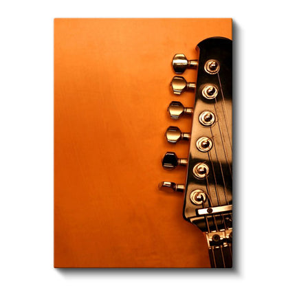 Gitar Sapı - Müzikal Detay Çekimi Kanvas Tablo