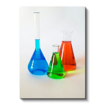 Renk Simyası - Canlı Laboratuvar Kompozisyonu Kanvas Tablo