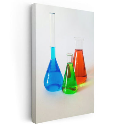 Renk Simyası - Canlı Laboratuvar Kompozisyonu Kanvas Tablo