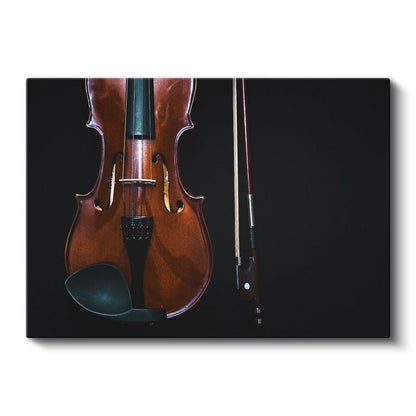 Klasik Keman - Zarif Müzik Aleti Kanvas Tablo