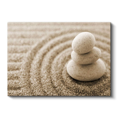 Zen Taşları - Huzur ve Denge Sembolü Kanvas Tablo