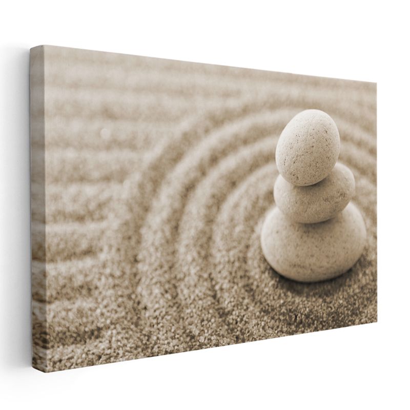 Zen Taşları - Huzur ve Denge Sembolü Kanvas Tablo