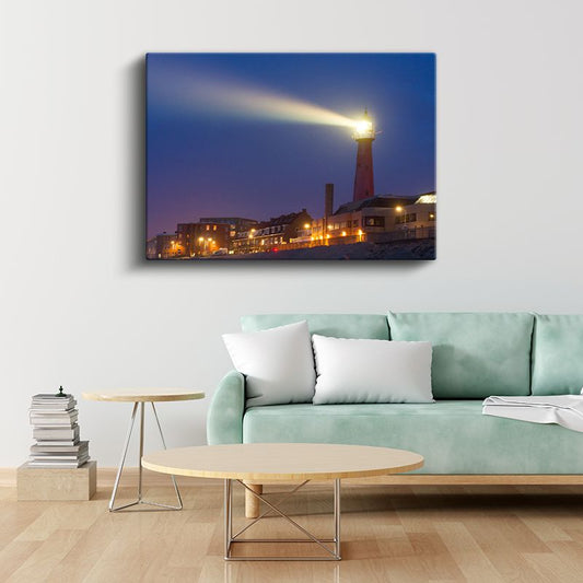 Deniz Feneri - Yol Gösterici Kanvas Tablo